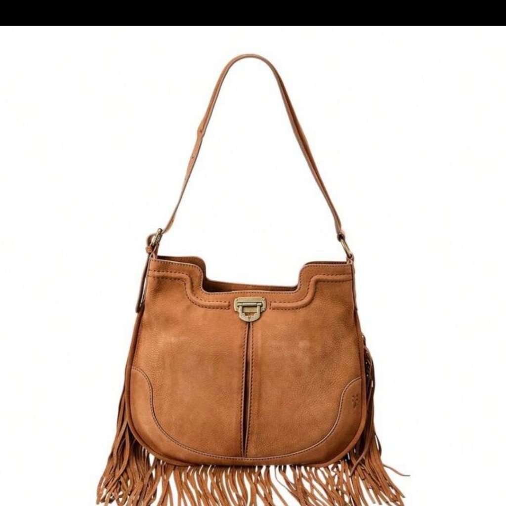 Frye Piper Fringe Leather Hobo Bag Bnwt